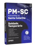 Capa Apostila PM-SC 2026- Soldado Temporário 
